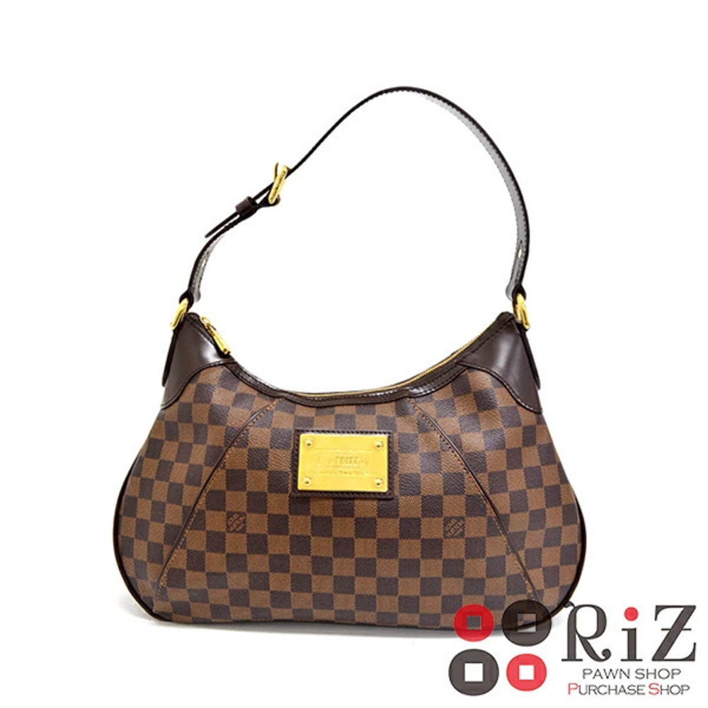 LOUIS VUITTON Thames Damier Bag Shoulder Messenger Brown